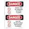 Signmission OSHA Danger Sign, Diesel Fuel No Smoking Bilingual, 24in X 18in Decal, OS-DS-D-1824-VF-1124 OS-DS-D-1824-VF-1124 - alternate 1